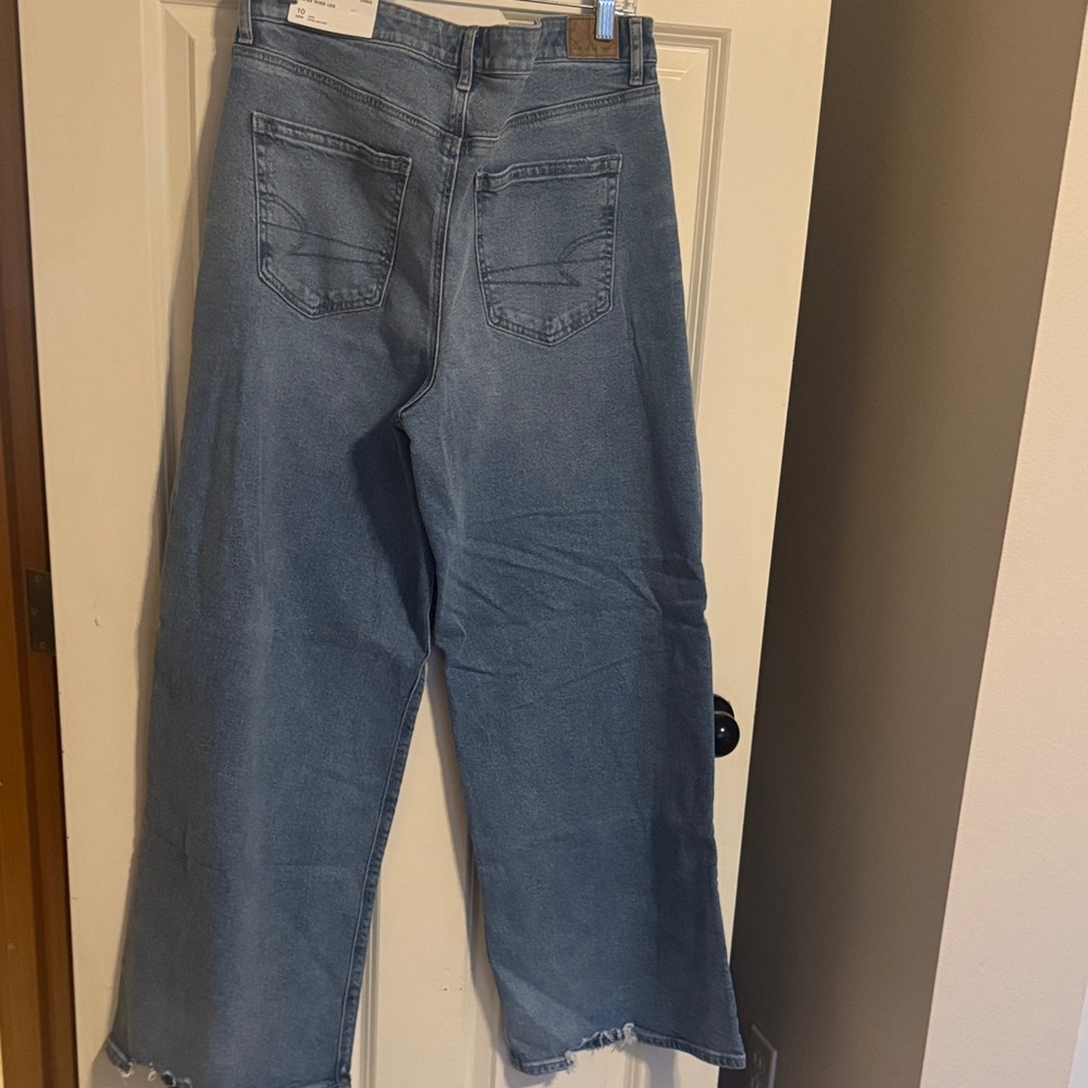 Casual Blue Wide-Leg Jeans American eagle women - Picture 3 of 3